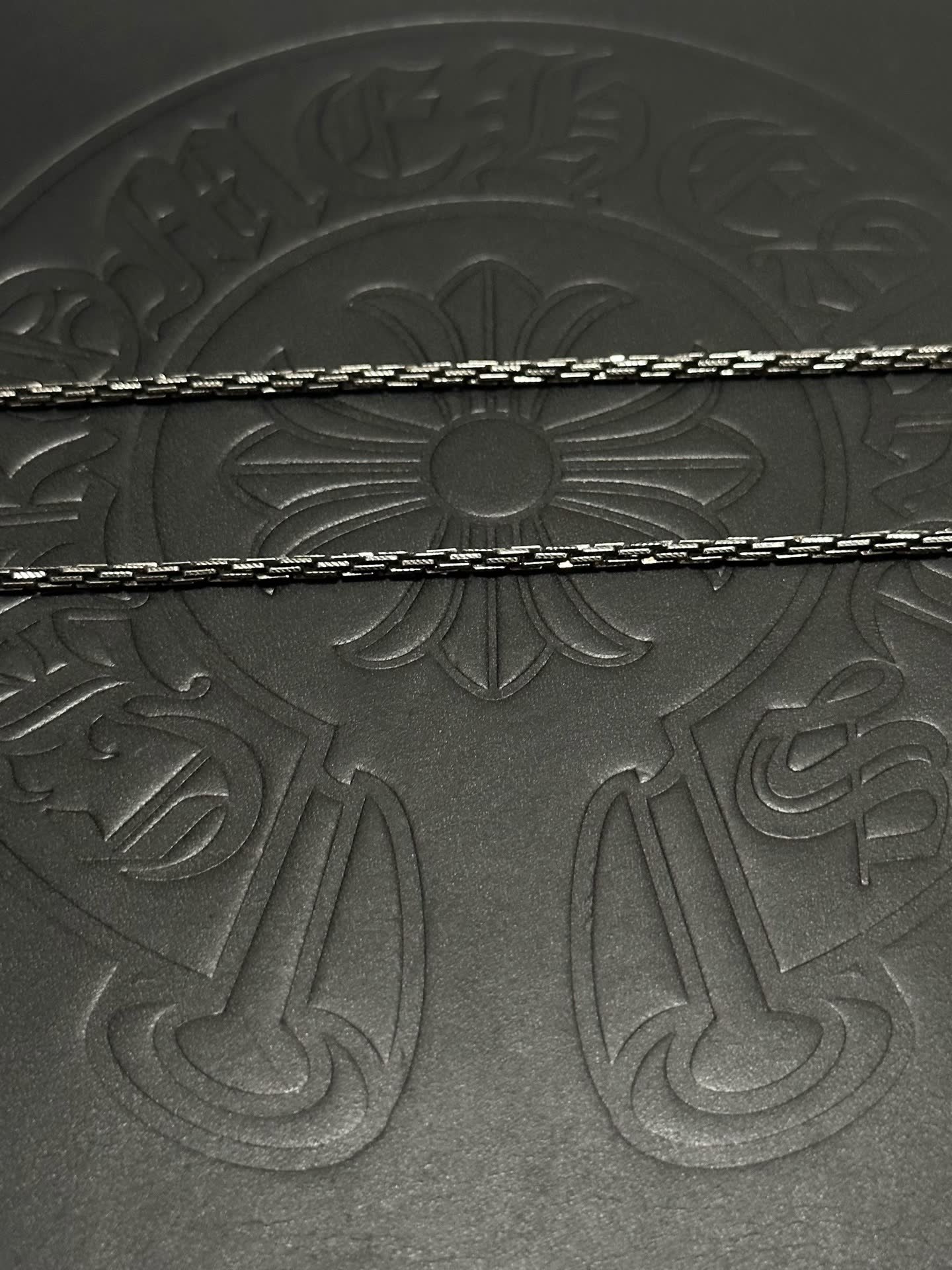 Chrome Hearts Silver Anchor Pendant Necklace